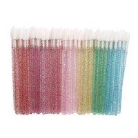 Wholesale Makeup Lipstick Applicator Glitter Lip Gloss Wands Disposable Lip Brush