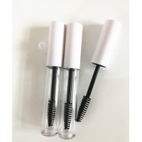 10ml white empty clear mascara tube with brush , 10ml empty best transparent mascara tubes empty ,elegant empty tubular